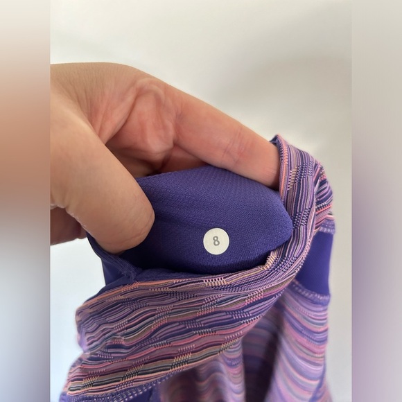 BNWOT Lululemon Inspire Tight II (Mesh) Space Dye Twist Iris Flower Pink Shell - Picture 12 of 13